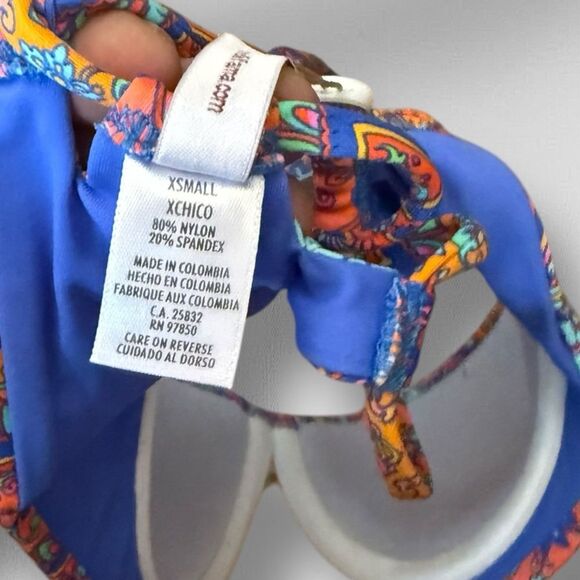 Luli Fama Padded Bikini Top nwt - Picture 4 of 4